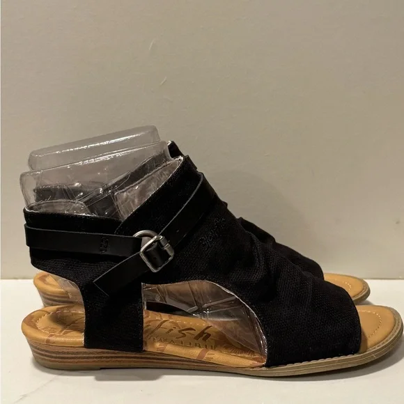 Black Blowfish Women's Sandals - Picture 3 of 11